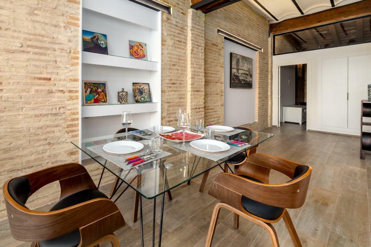 Florit Flats - Center Luxurious 1Br 1Ba Terrace Wi-Fi Ac Appartement Valencia Buitenkant foto