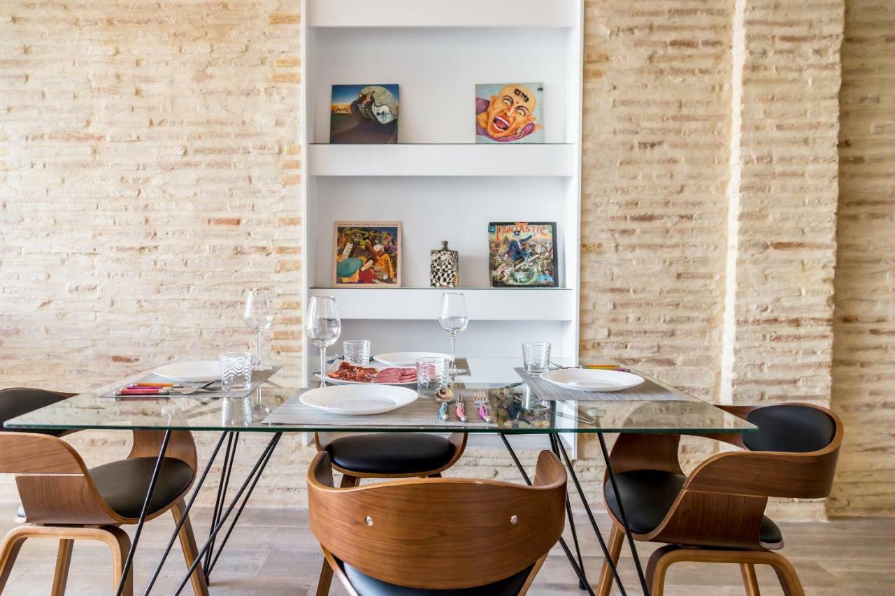 Florit Flats - Center Luxurious 1Br 1Ba Terrace Wi-Fi Ac Appartement Valencia Buitenkant foto