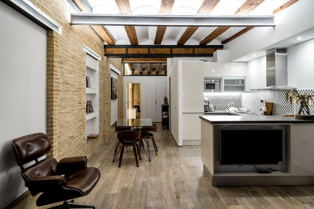 Florit Flats - Center Luxurious 1Br 1Ba Terrace Wi-Fi Ac Appartement Valencia Buitenkant foto