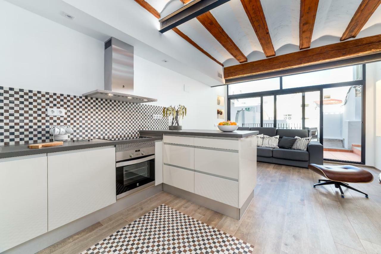 Florit Flats - Center Luxurious 1Br 1Ba Terrace Wi-Fi Ac Appartement Valencia Buitenkant foto
