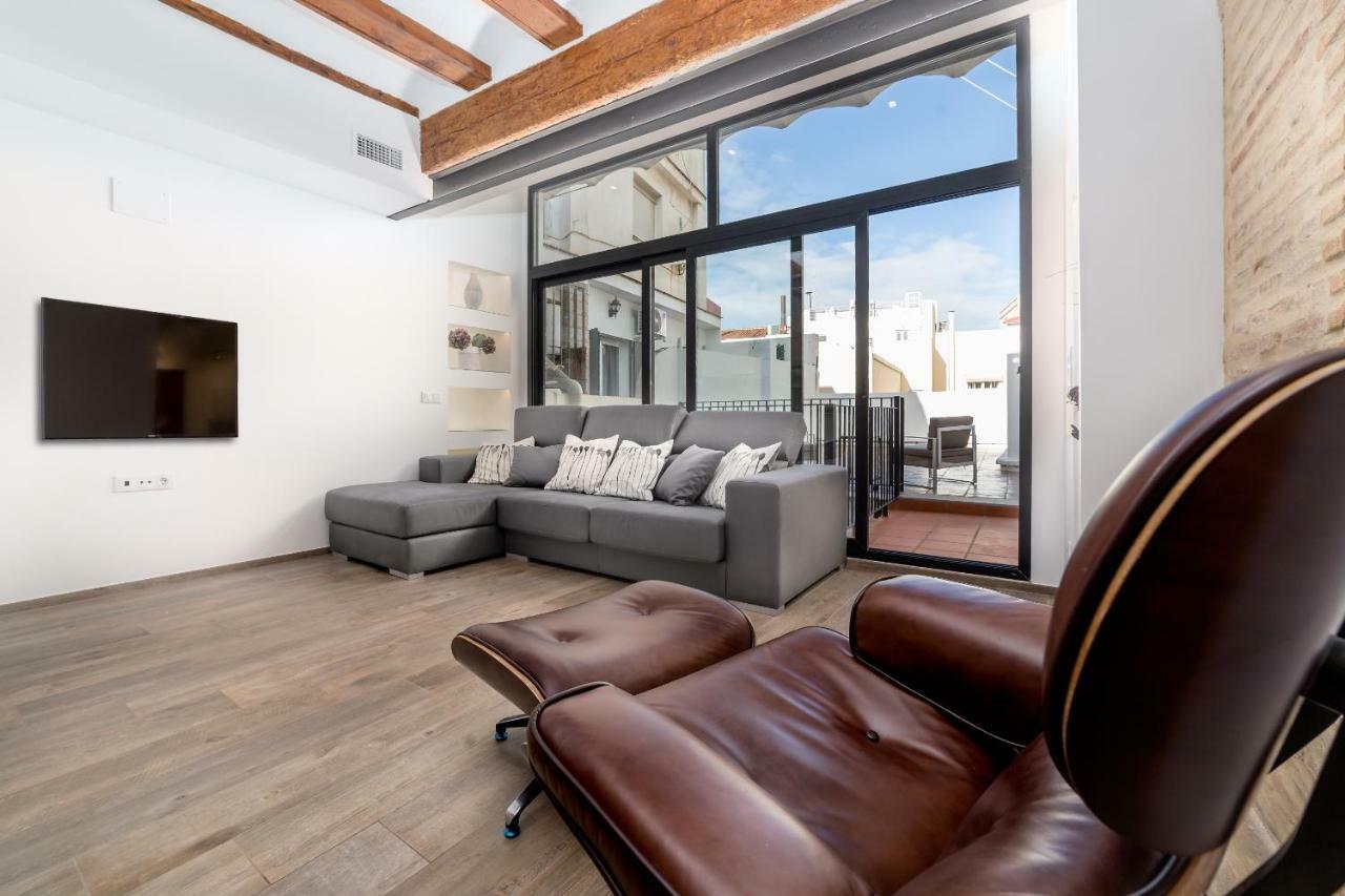 Florit Flats - Center Luxurious 1Br 1Ba Terrace Wi-Fi Ac Appartement Valencia Buitenkant foto