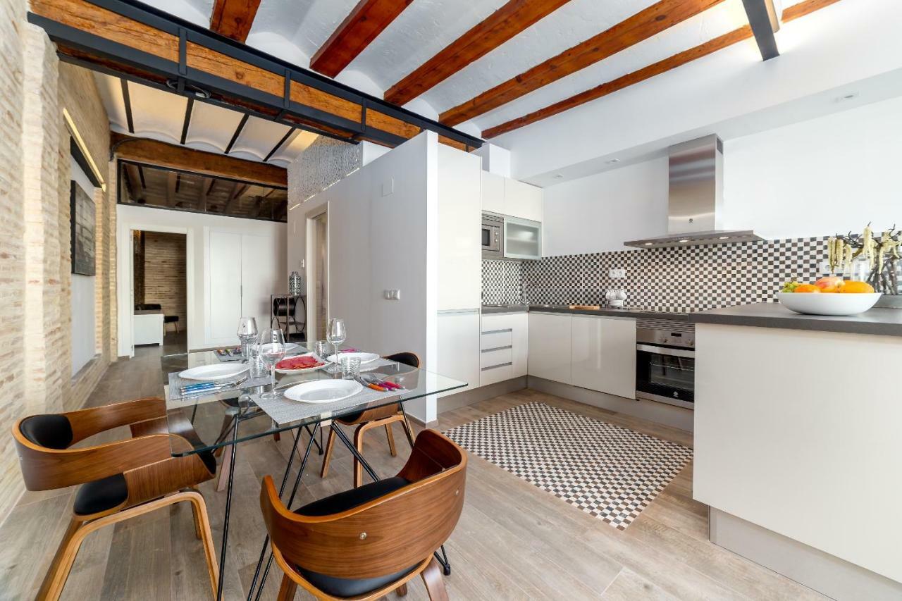 Florit Flats - Center Luxurious 1Br 1Ba Terrace Wi-Fi Ac Appartement Valencia Buitenkant foto