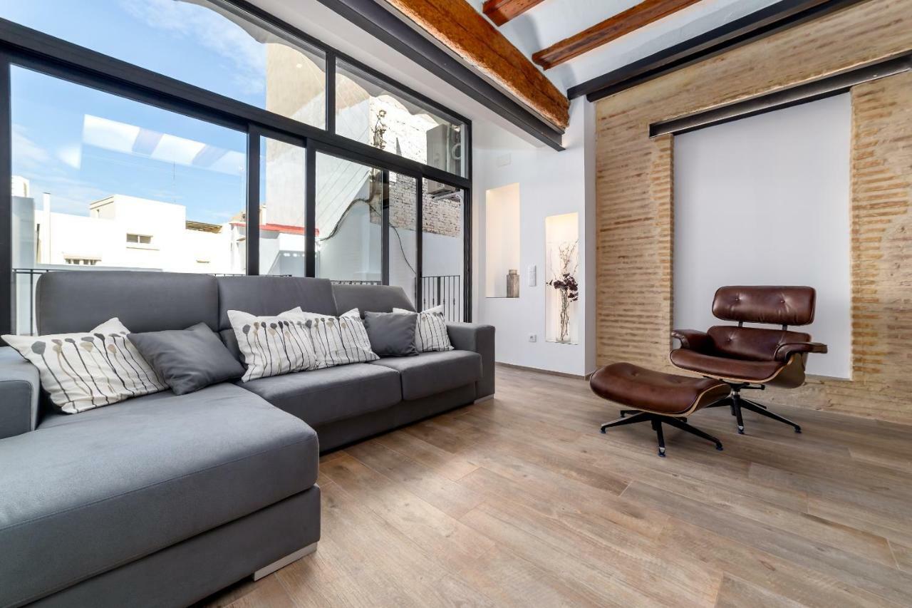 Florit Flats - Center Luxurious 1Br 1Ba Terrace Wi-Fi Ac Appartement Valencia Buitenkant foto