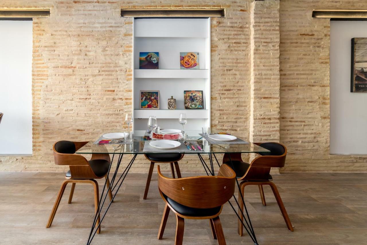 Florit Flats - Center Luxurious 1Br 1Ba Terrace Wi-Fi Ac Appartement Valencia Buitenkant foto