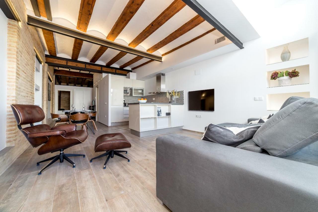 Florit Flats - Center Luxurious 1Br 1Ba Terrace Wi-Fi Ac Appartement Valencia Buitenkant foto